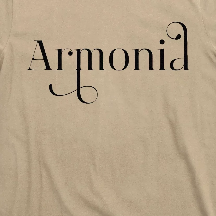 Armonia Spanich Harmony Word Design Premium T-Shirt