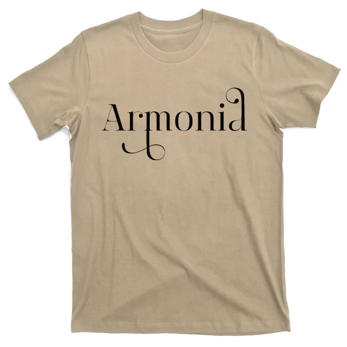 Armonia Spanich Harmony Word Design Premium T-Shirt