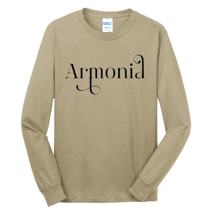 Armonia Spanich Harmony Word Design Premium Tall Long Sleeve T-Shirt