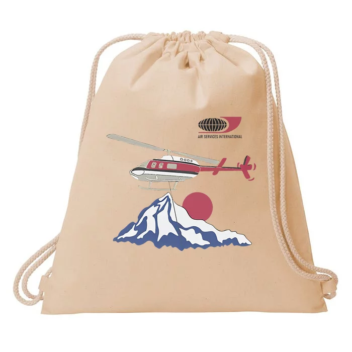 Air Services International Drawstring Bag