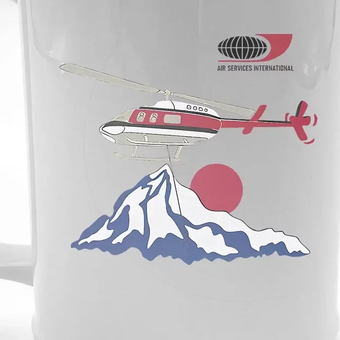 Air Services International Front & Back Beer Stein