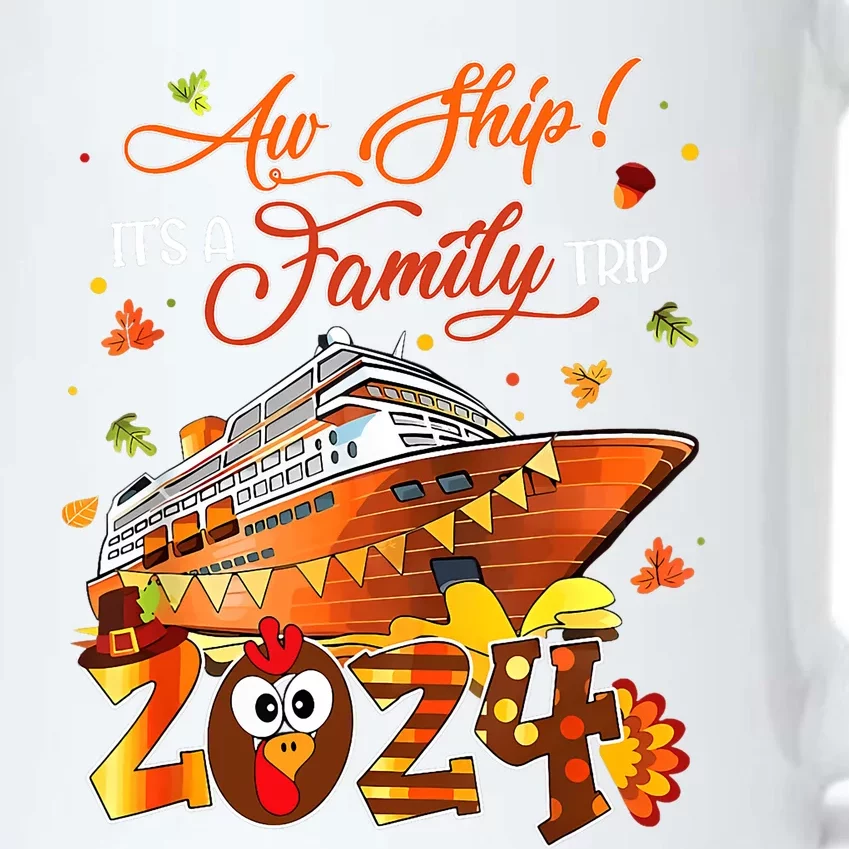 Aw Ship ItS A Thanksgiving Trip Family Matching Cruise Trip Black Color Changing Mug