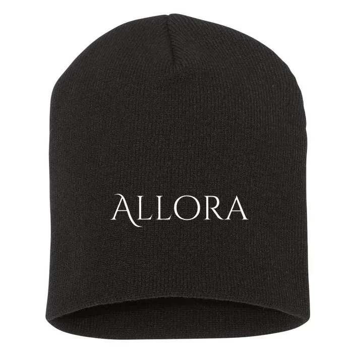 Allora So In Italian Short Acrylic Beanie