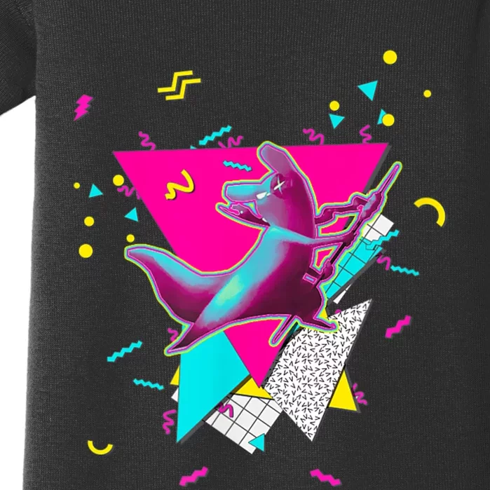 Artificer Slugcat Indie Game Rain World 90s Graphic Design Baby Bodysuit