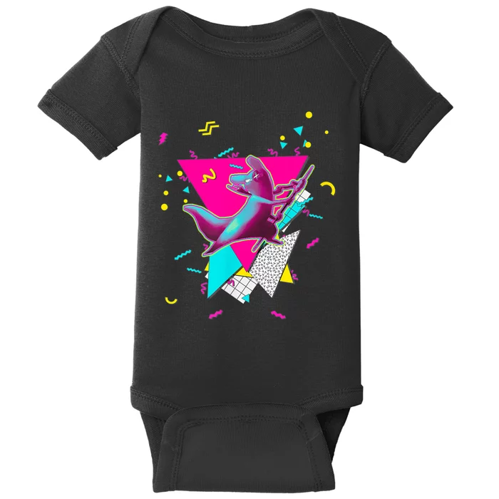 Artificer Slugcat Indie Game Rain World 90s Graphic Design Baby Bodysuit