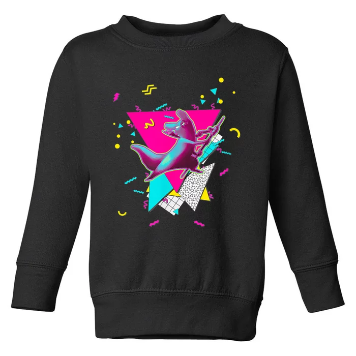 Artificer Slugcat Indie Game Rain World 90s Graphic Design Toddler Sweatshirt