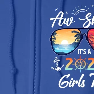 Aw Ship ItS A 2024 Trip Cruising Vacation Gift Full Zip Hoodie