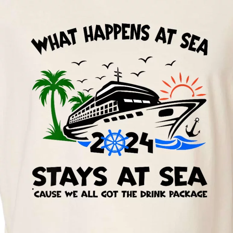 Aw Ship Its A Family Trip And Friends Group Cruise 2024 Garment-Dyed Women's Muscle Tee