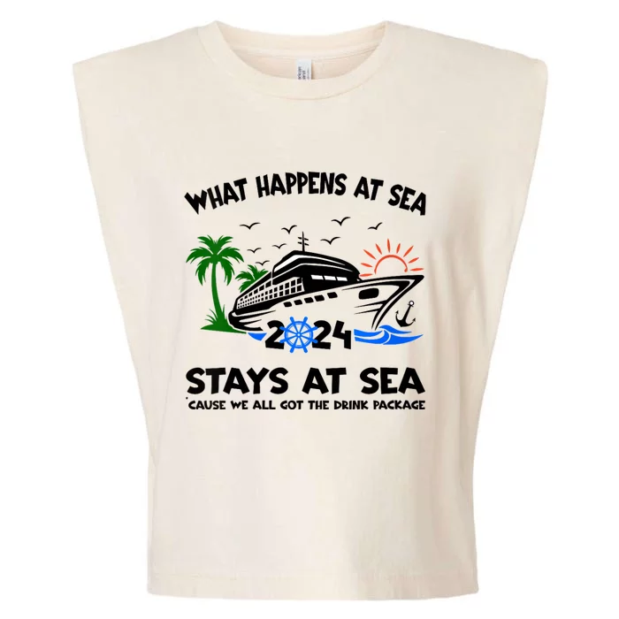 Aw Ship Its A Family Trip And Friends Group Cruise 2024 Garment-Dyed Women's Muscle Tee