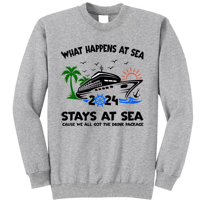 Aw Ship Its A Family Trip And Friends Group Cruise 2024 Tall Sweatshirt