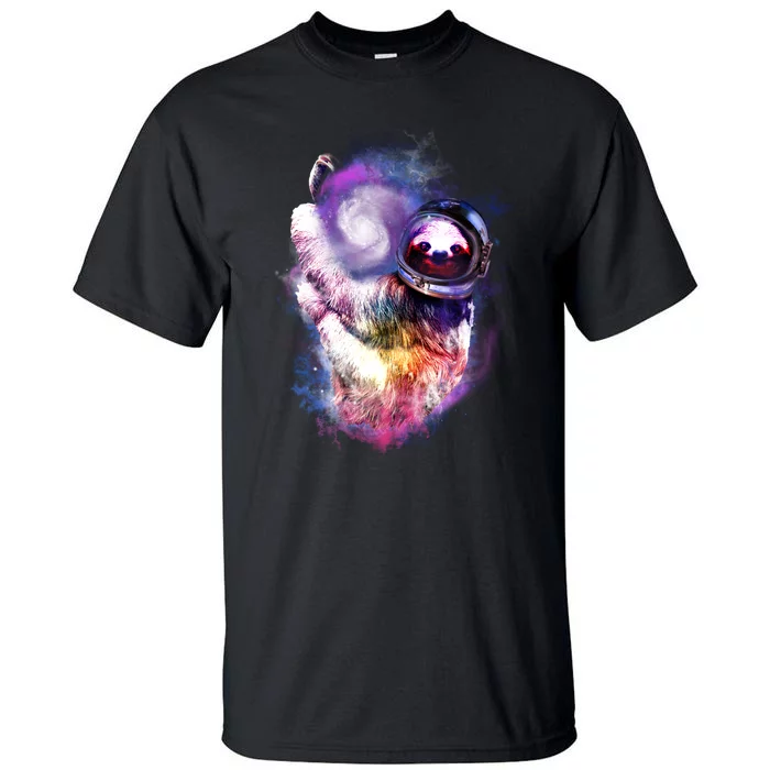 Astronaut Sloth In Space Tall T-Shirt