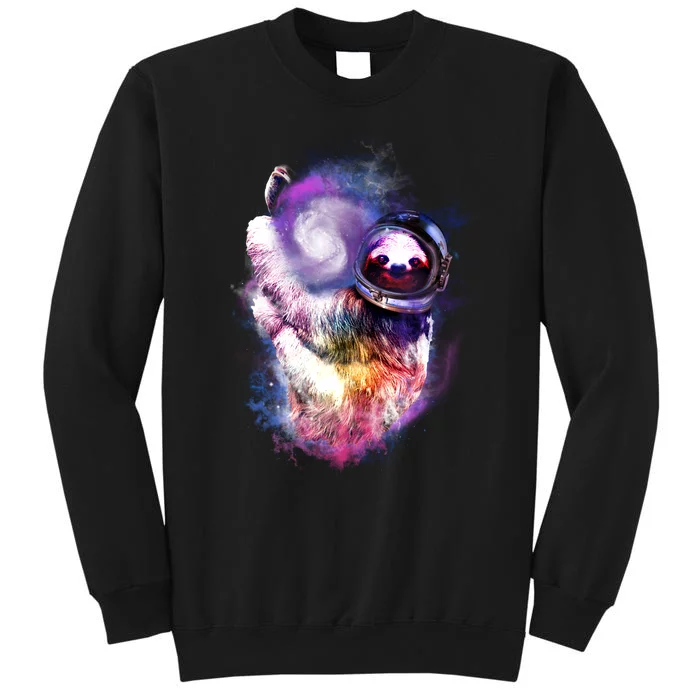 Astronaut Sloth In Space Tall Sweatshirt