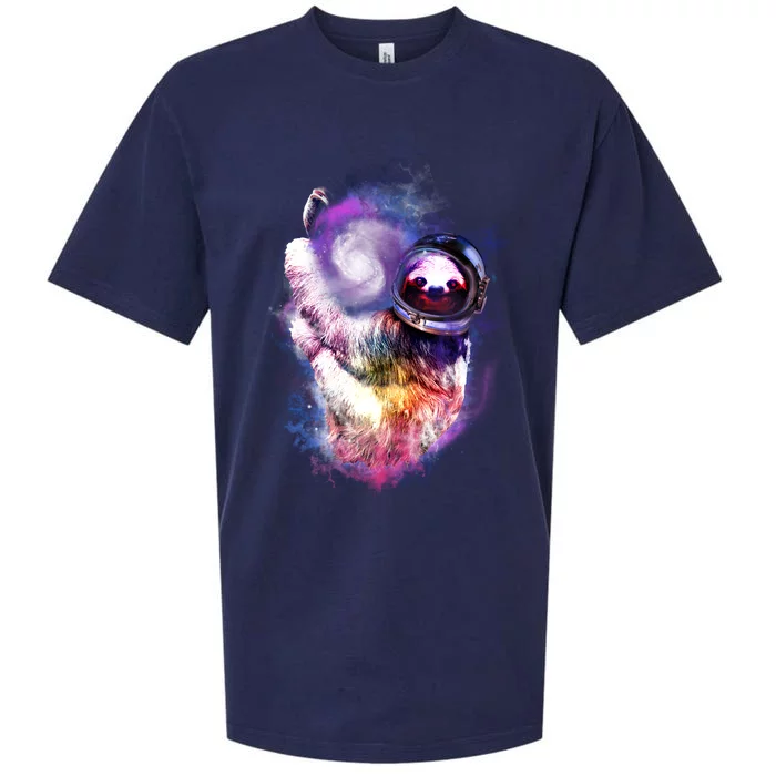 Astronaut Sloth In Space Sueded Cloud Jersey T-Shirt