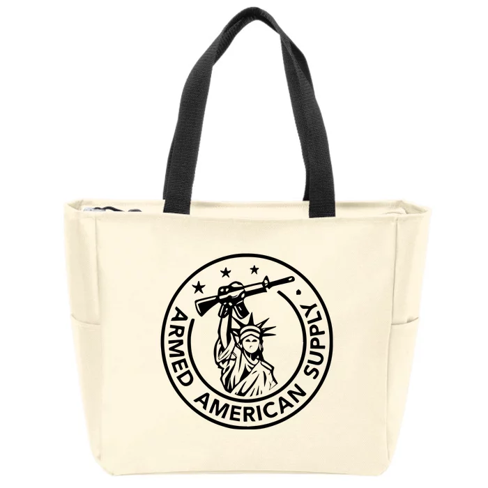 Armedamerican Supply I CanT Do Both Zip Tote Bag