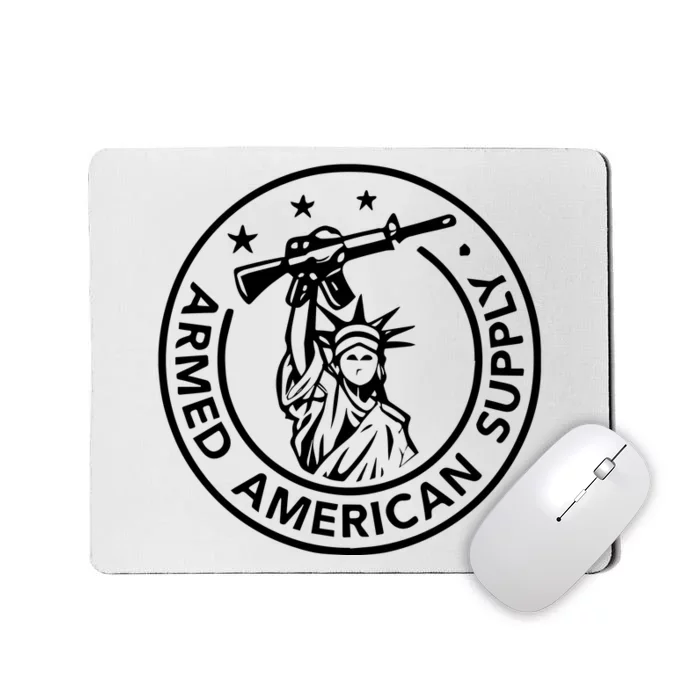 Armedamerican Supply I CanT Do Both Mousepad