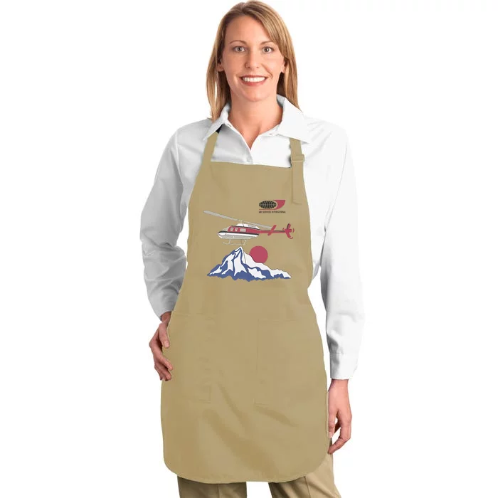 Air Services International Full-Length Apron With Pocket