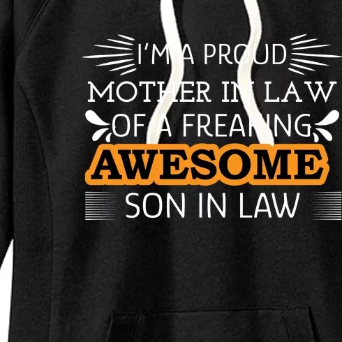 Awesome Son In Law T Women's Fleece Hoodie