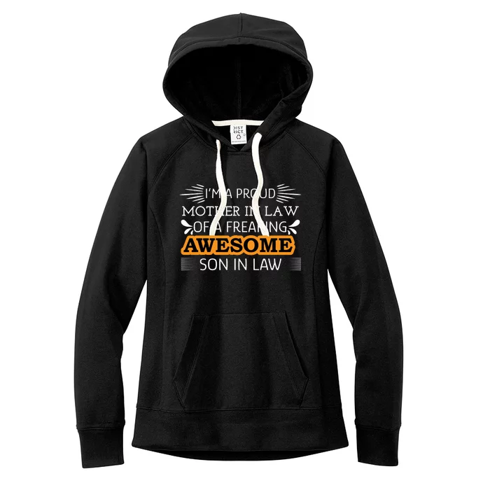 Awesome Son In Law T Women's Fleece Hoodie