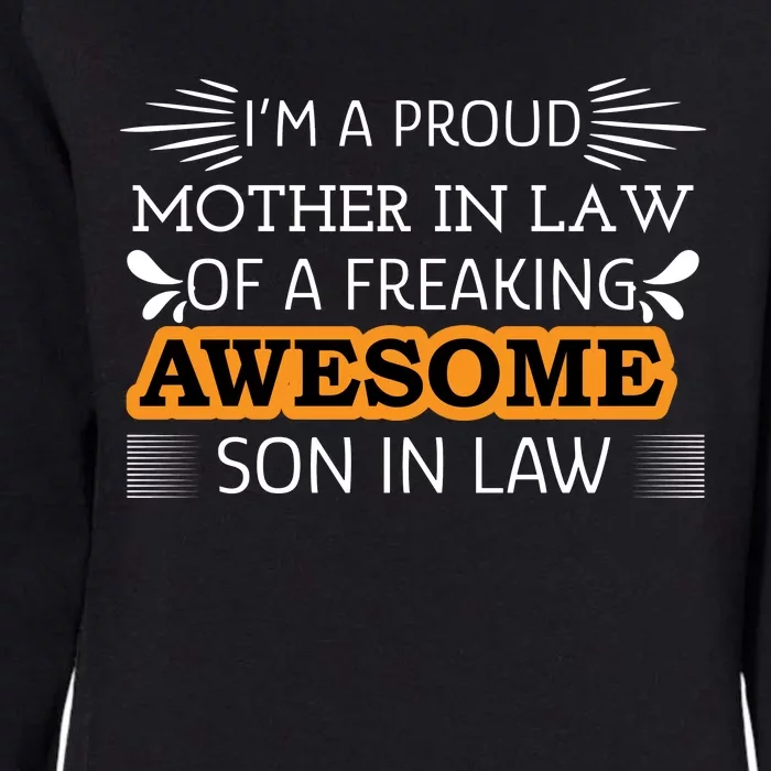 Awesome Son In Law T Womens California Wash Sweatshirt