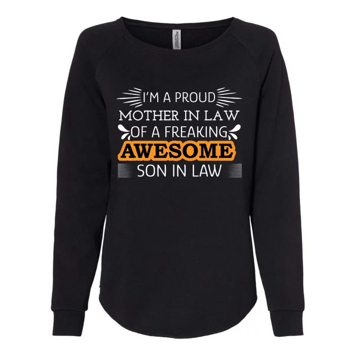 Awesome Son In Law T Womens California Wash Sweatshirt