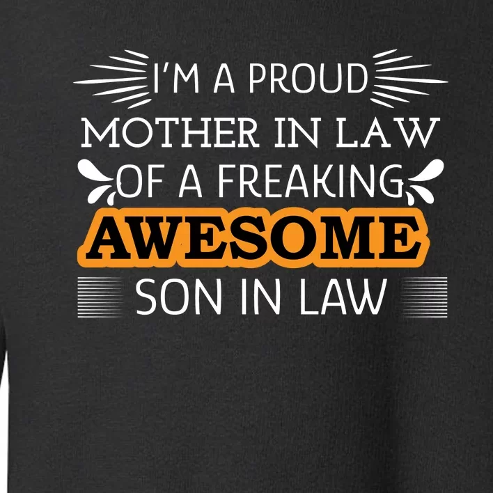 Awesome Son In Law T Toddler Sweatshirt