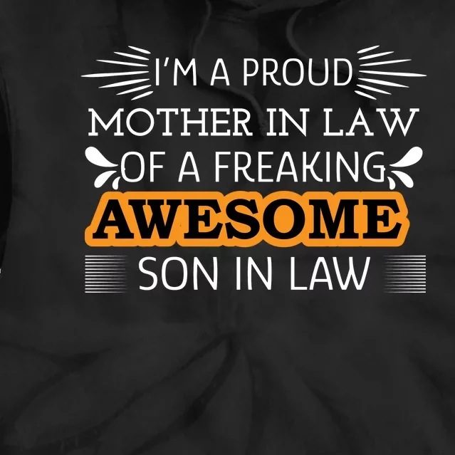 Awesome Son In Law T Tie Dye Hoodie