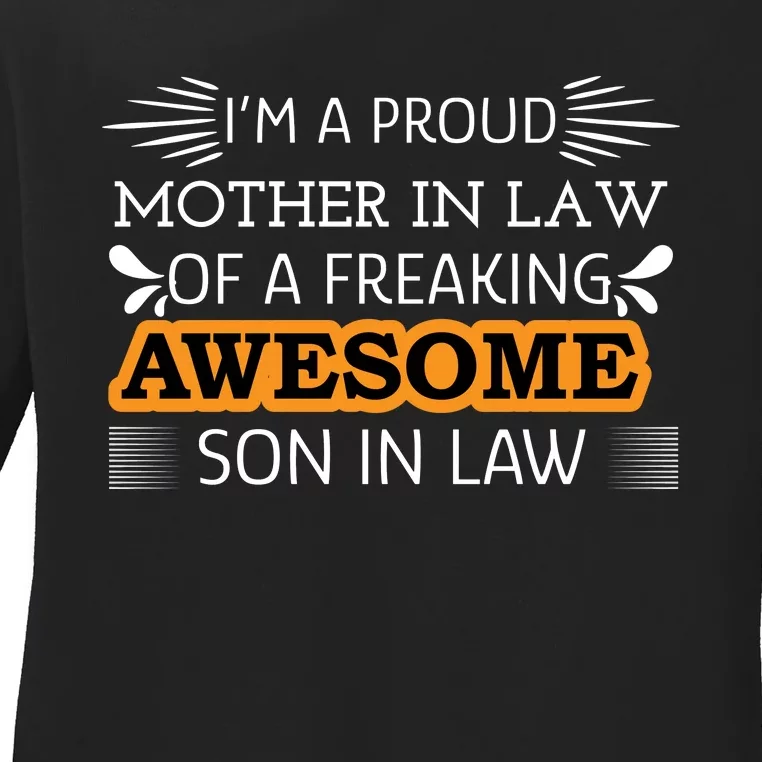 Awesome Son In Law T Ladies Long Sleeve Shirt