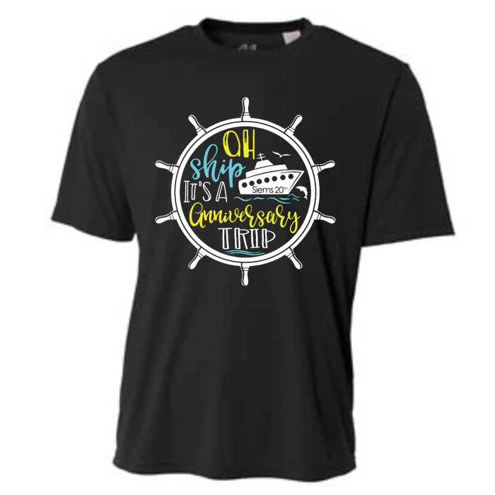 Ah Ship Its A Family Trip Group Cruising Cooling Performance Crew T-Shirt