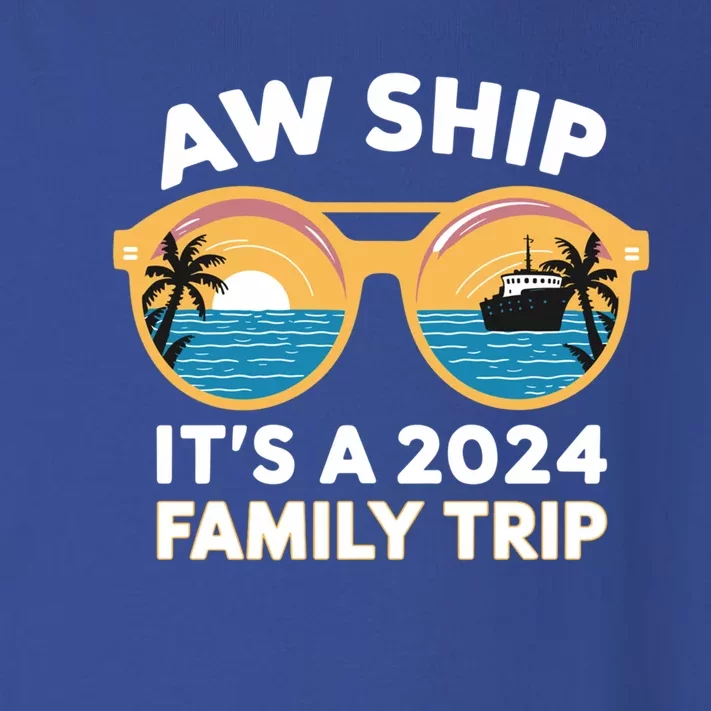 Aw Ship ItS A 2024 Family Trip Design Family Cruise Squad Gift Toddler Long Sleeve Shirt