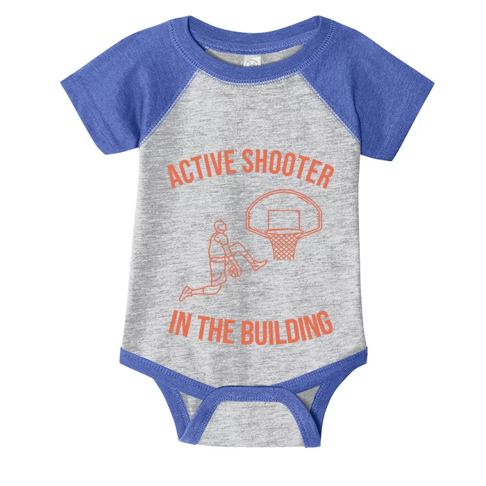 Active Shooter In The Building Infant Baby Jersey Bodysuit