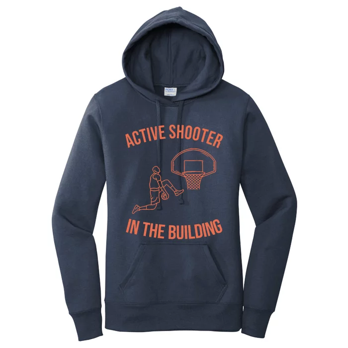 Active Shooter In The Building Women's Pullover Hoodie