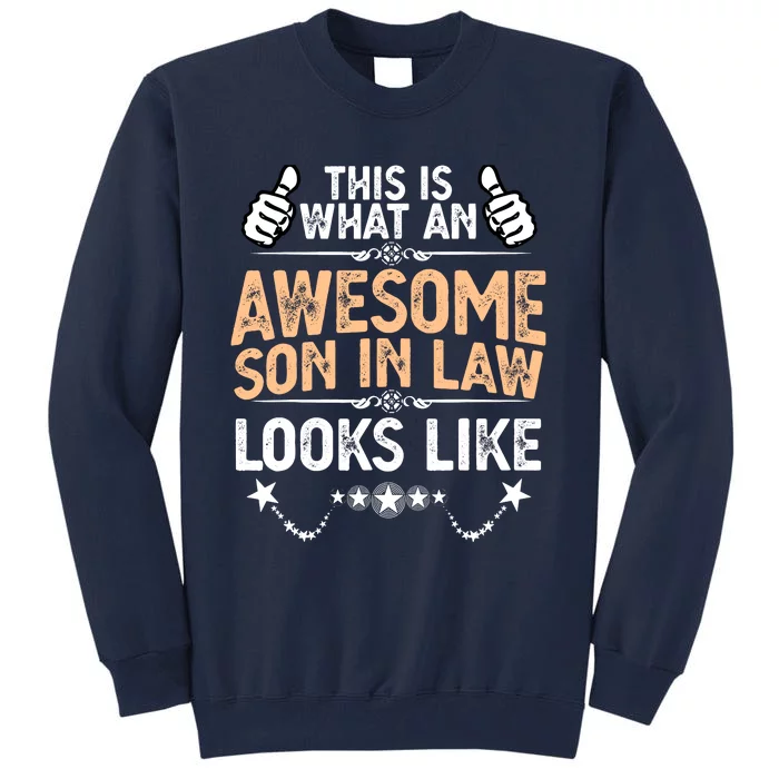 Awesome Son In Law Birthday Gift Ideas Awesome Mother In Law Tall Sweatshirt