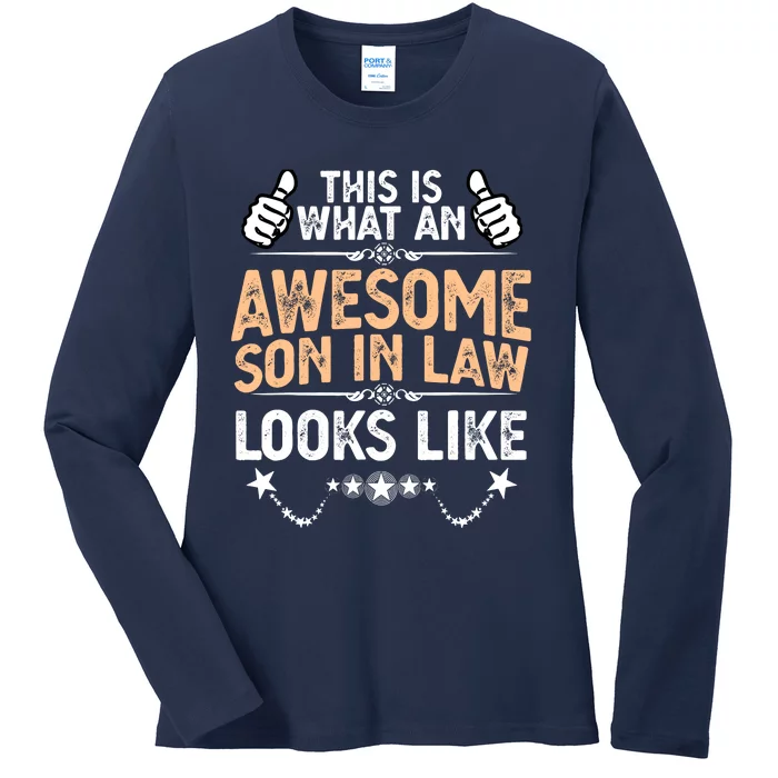 Awesome Son In Law Birthday Gift Ideas Awesome Mother In Law Ladies Long Sleeve Shirt