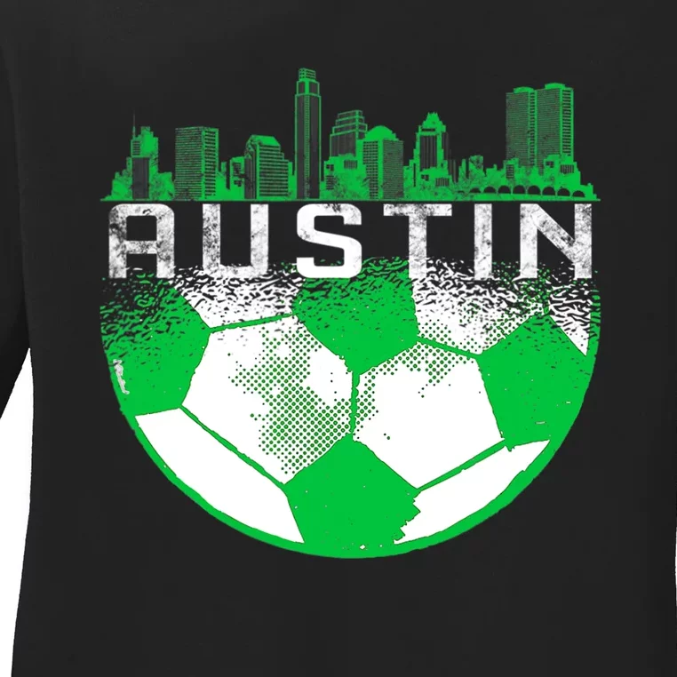 Austin Soccer Jersey Austin Texas Soccer Ladies Long Sleeve Shirt