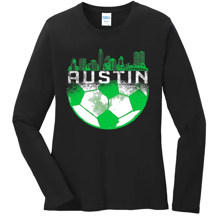 Austin Soccer Jersey Austin Texas Soccer Ladies Long Sleeve Shirt