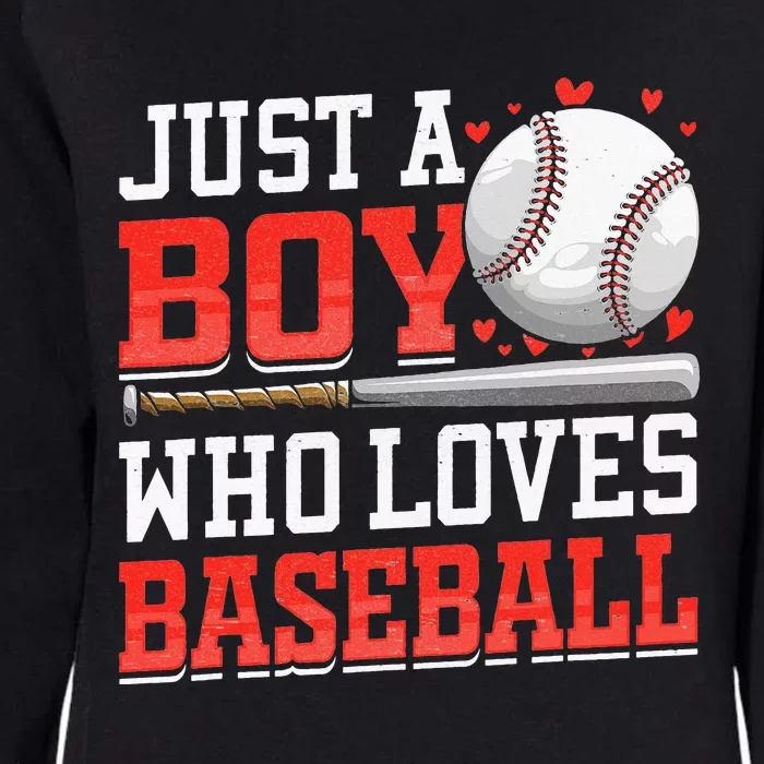 American Sport Just A Who Loves Baseball Gifts Womens California Wash Sweatshirt