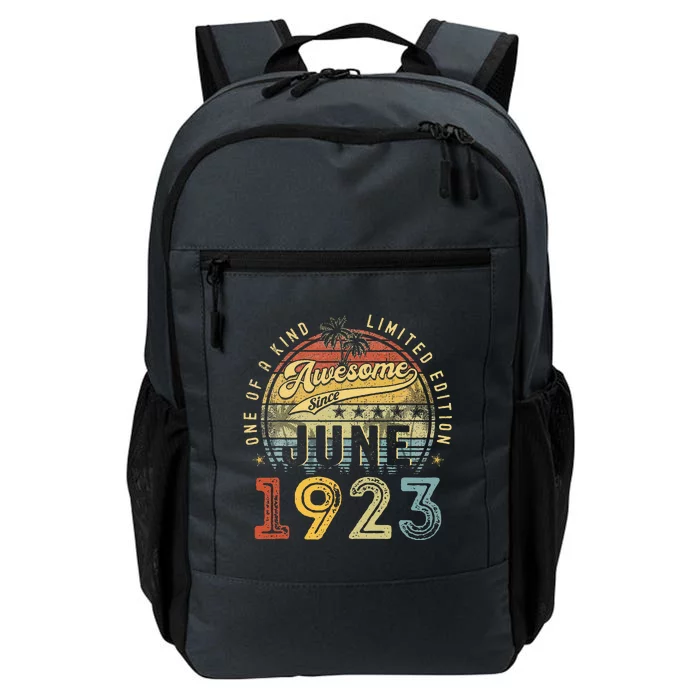 Awesome Since June 1923 Vintage 100th Birthday Party Retro Daily Commute Backpack