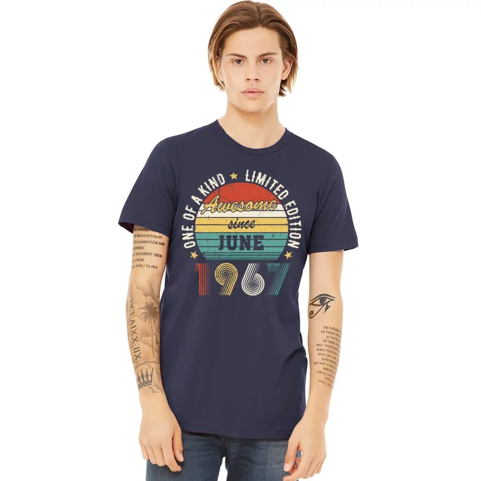 Awesome Since June 1967 – Happy Birthday Premium T-Shirt