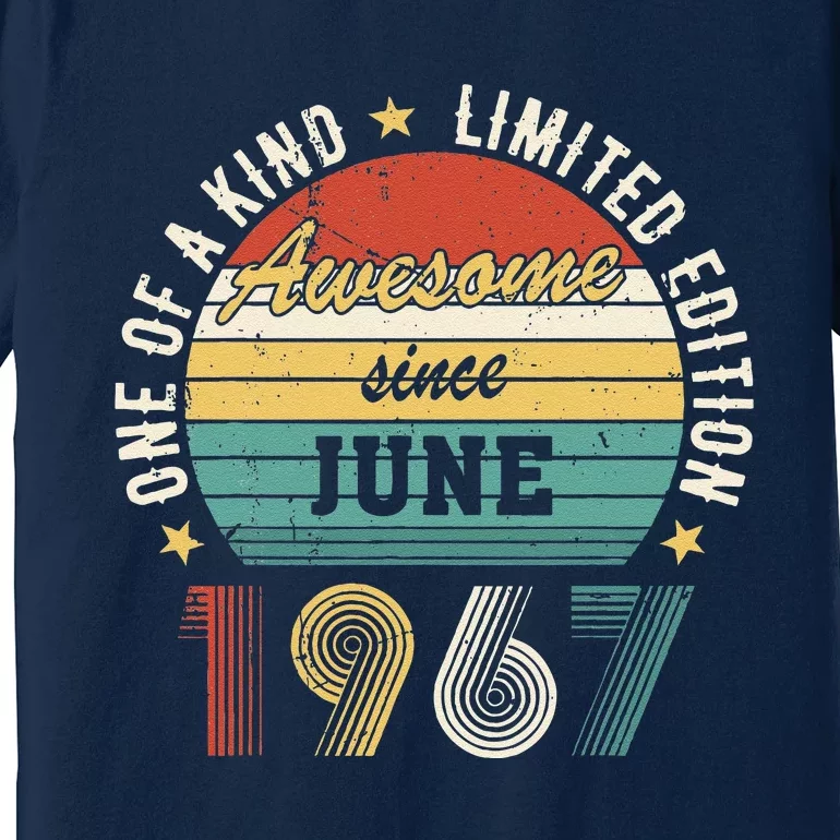 Awesome Since June 1967 – Happy Birthday Premium T-Shirt