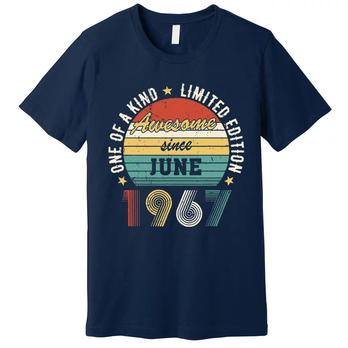 Awesome Since June 1967 – Happy Birthday Premium T-Shirt