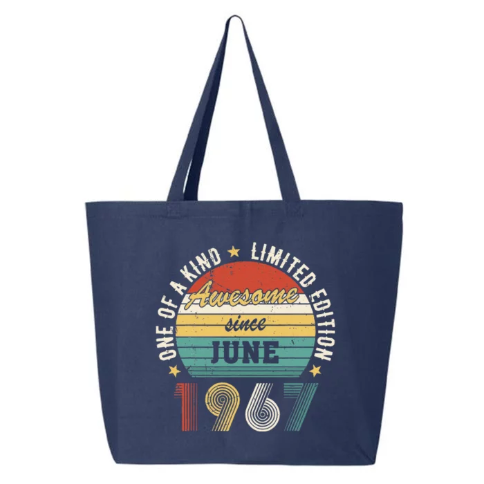 Awesome Since June 1967 – Happy Birthday 25L Jumbo Tote