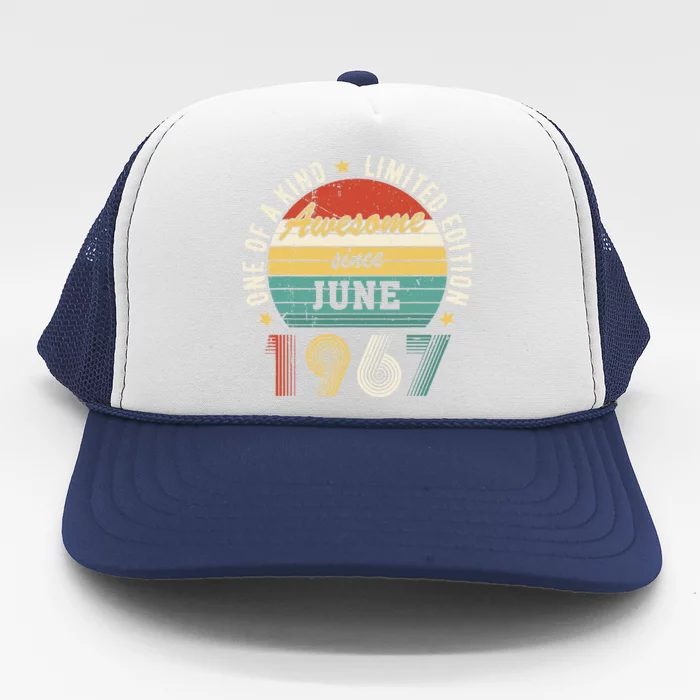 Awesome Since June 1967 – Happy Birthday Trucker Hat