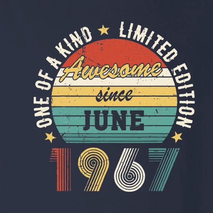 Awesome Since June 1967 – Happy Birthday Toddler Long Sleeve Shirt