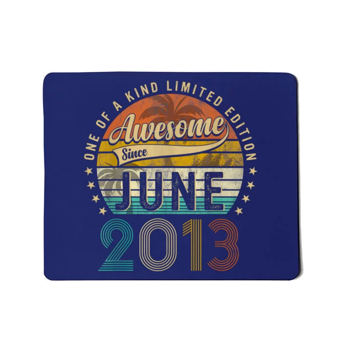 Awesome Since June 2013 10th Birthday Gifts For 10 Year Old Mousepad