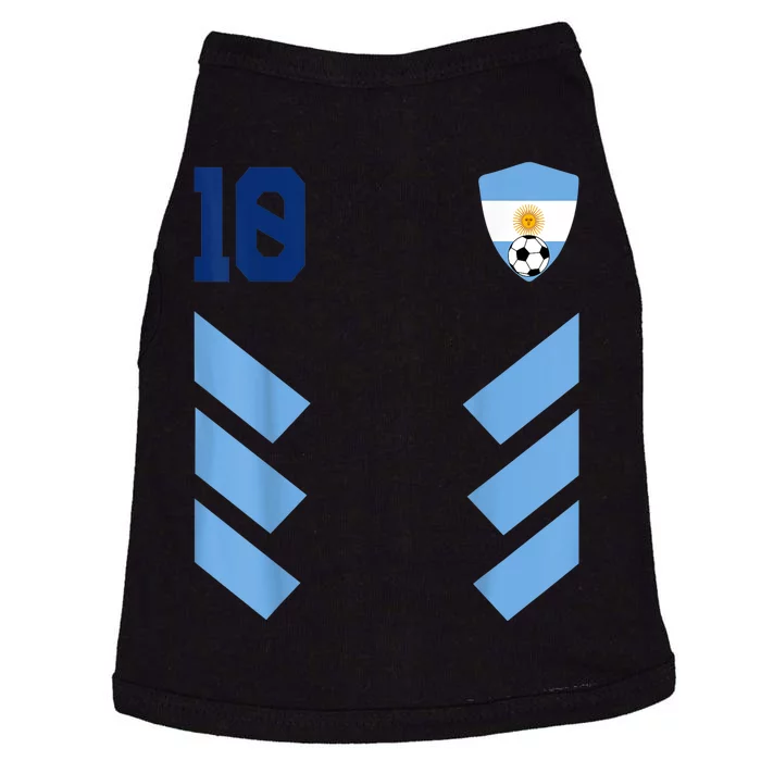 Argentina Soccer Jersey Argentinian Football Shirt Flag Doggie Tank