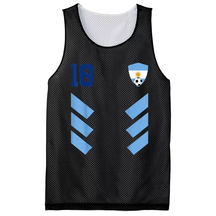 Argentina Soccer Jersey Argentinian Football Shirt Flag Mesh Reversible Basketball Jersey Tank