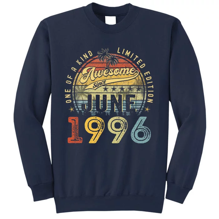 Awesome Since June 1996 Vintage 27th Birthday Party Retro Sweatshirt