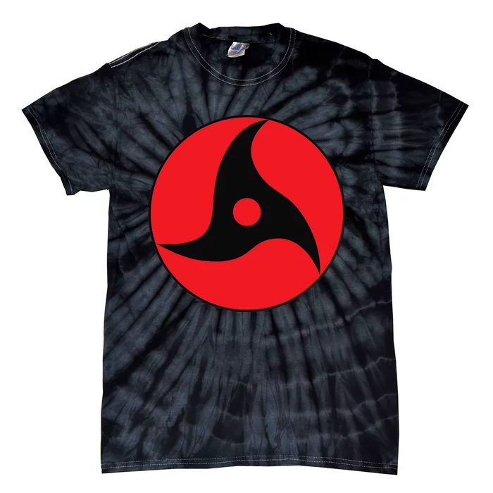 Anime Style Japanese Manga Comic Style Pattern Black Red Tie-Dye T-Shirt