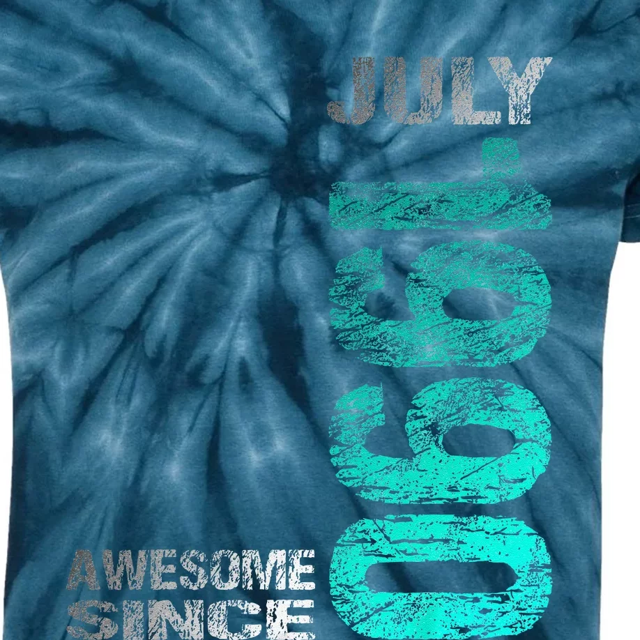 Awesome Since July 1990 33th Birthday Born 1990 Kids Tie-Dye T-Shirt