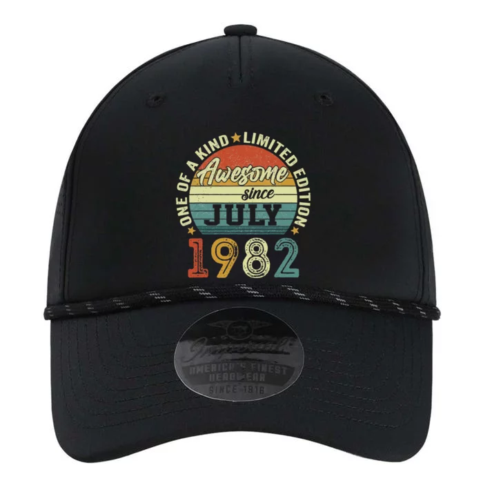 Awesome Since July 1982 40 Years Old 40th Birthday Gifts Performance The Dyno Cap